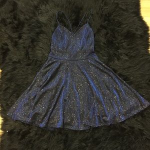 Midnight Blue Party Dress